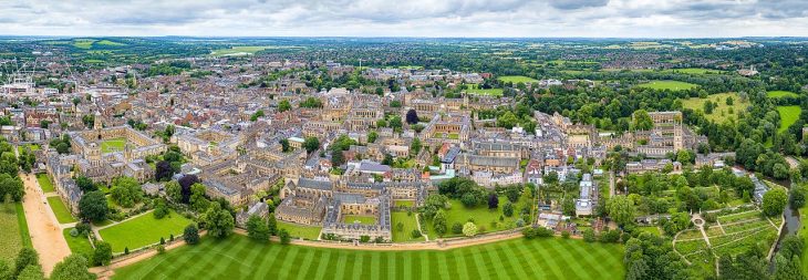 Oxford Univeersity - Aerial Panorama