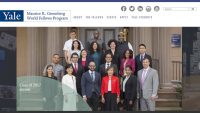Maurice R. Greenberg Fellows at Yale University Accepting Nominations for 2018