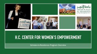 Hillary Clinton Center for Women’s Empowerment Scholar in Residence Program