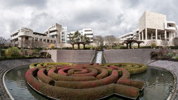 The Getty Center from the Central Garden