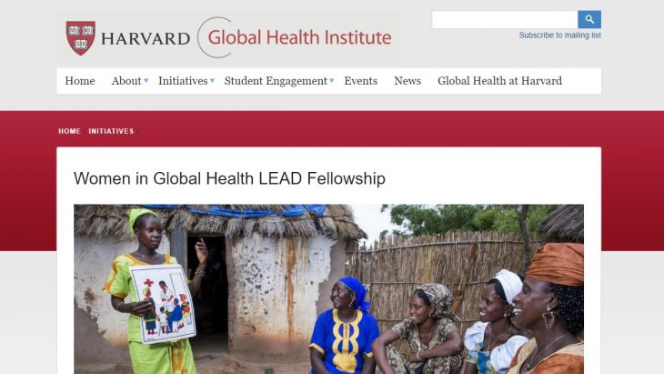 Women in Global Health LEAD Fellowship